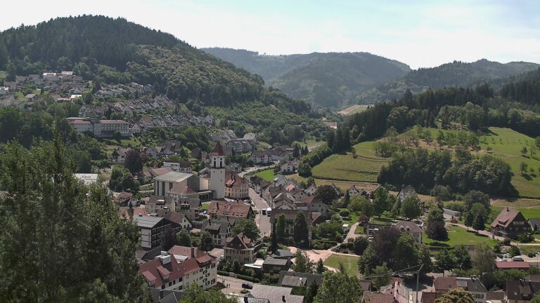 Dieses Bild zeigt eine Webcam-Aufnahme von Ottenhöfen, aufgenommen am Dienstag, den 23.06.2026 um 12:10 Uhr