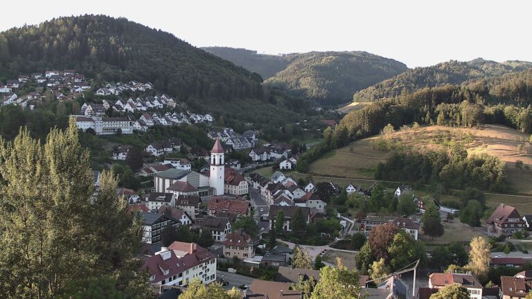 Dieses Bild zeigt eine Webcam-Aufnahme von Ottenhöfen, aufgenommen am Freitag, den 07.08.2026 um 07:20 Uhr