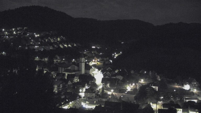 Dieses Bild zeigt eine Webcam-Aufnahme von Ottenhöfen, aufgenommen am Dienstag, den 04.08.2026 um 03:30 Uhr