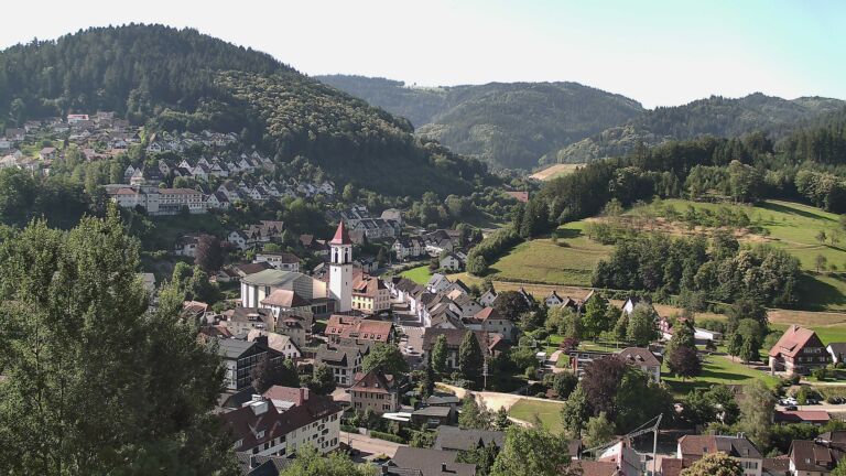 Dieses Bild zeigt eine Webcam-Aufnahme von Ottenhöfen, aufgenommen am Mittwoch, den 24.06.2026 um 09:10 Uhr