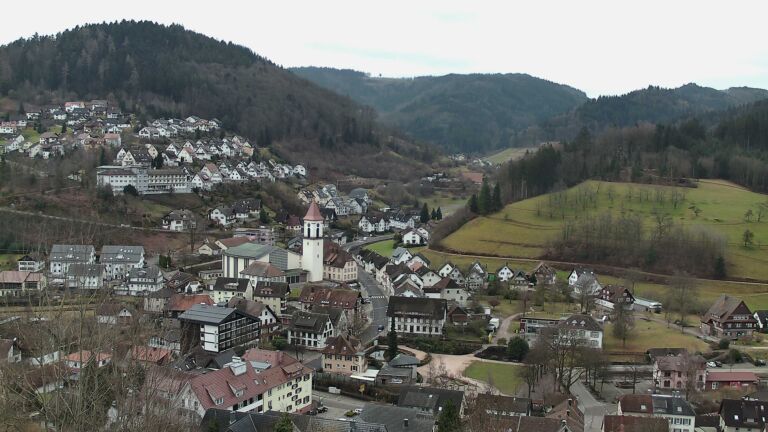 Dieses Bild zeigt eine Webcam-Aufnahme von Ottenhöfen, aufgenommen am Montag, den 09.02.2026 um 09:20 Uhr