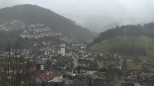 Dieses Bild zeigt eine Webcam-Aufnahme von Ottenhöfen, aufgenommen am Dienstag, den 24.02.2026 um 10:50 Uhr