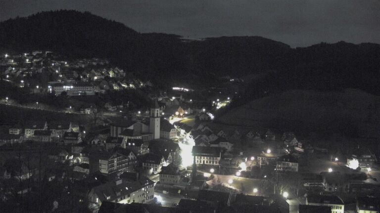 Dieses Bild zeigt eine Webcam-Aufnahme von Ottenhöfen, aufgenommen am Samstag, den 31.01.2026 um 02:30 Uhr