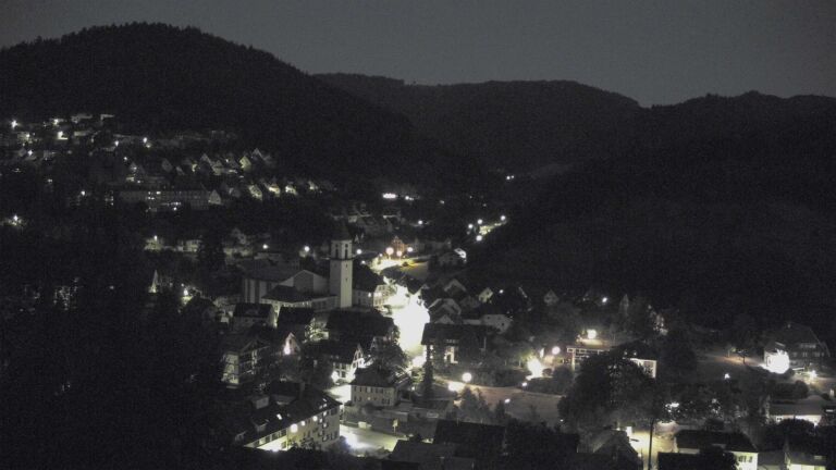 Dieses Bild zeigt eine Webcam-Aufnahme von Ottenhöfen, aufgenommen am Sonntag, den 02.08.2026 um 03:00 Uhr