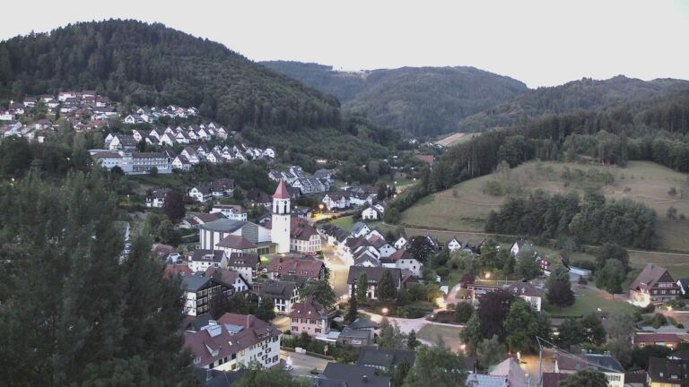 Dieses Bild zeigt eine Webcam-Aufnahme von Ottenhöfen, aufgenommen am Samstag, den 11.07.2026 um 05:00 Uhr