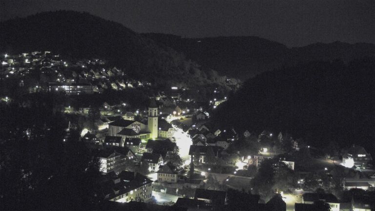 Dieses Bild zeigt eine Webcam-Aufnahme von Ottenhöfen, aufgenommen am Dienstag, den 29.09.2026 um 20:20 Uhr