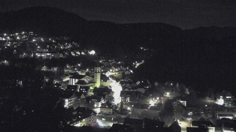 Dieses Bild zeigt eine Webcam-Aufnahme von Ottenhöfen, aufgenommen am Mittwoch, den 14.10.2026 um 20:50 Uhr