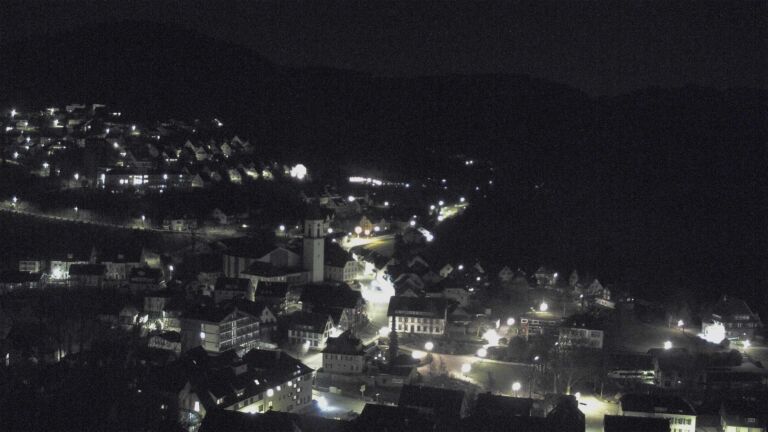 Dieses Bild zeigt eine Webcam-Aufnahme von Ottenhöfen, aufgenommen am Freitag, den 13.03.2026 um 00:00 Uhr