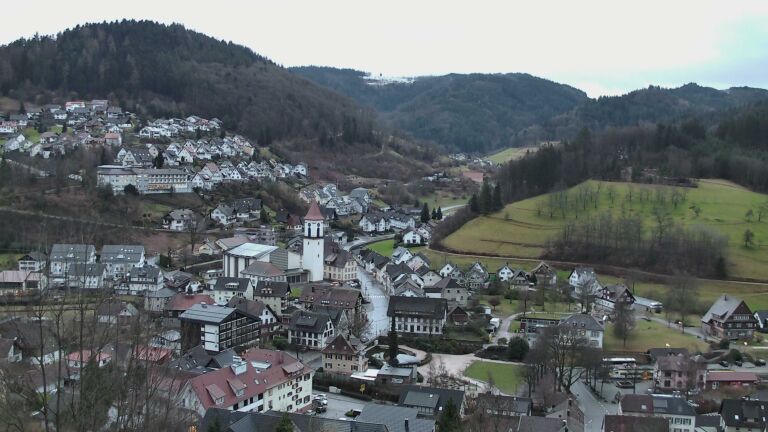 Dieses Bild zeigt eine Webcam-Aufnahme von Ottenhöfen, aufgenommen am Dienstag, den 17.02.2026 um 07:40 Uhr