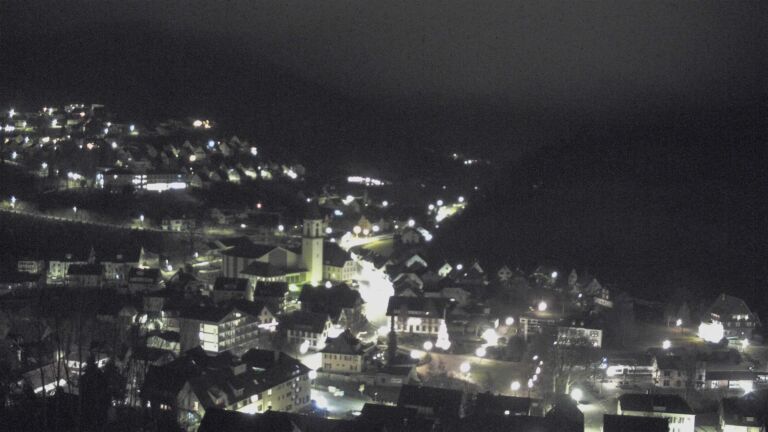 Dieses Bild zeigt eine Webcam-Aufnahme von Ottenhöfen, aufgenommen am Dienstag, den 23.12.2025 um 06:10 Uhr