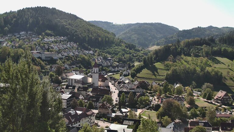 Dieses Bild zeigt eine Webcam-Aufnahme von Ottenhöfen, aufgenommen am Freitag, den 25.09.2026 um 11:50 Uhr
