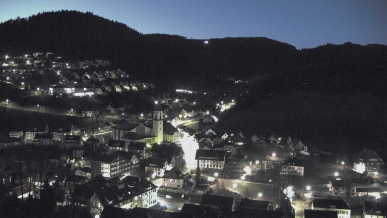 Dieses Bild zeigt eine Webcam-Aufnahme von Ottenhöfen, aufgenommen am Mittwoch, den 25.02.2026 um 06:20 Uhr