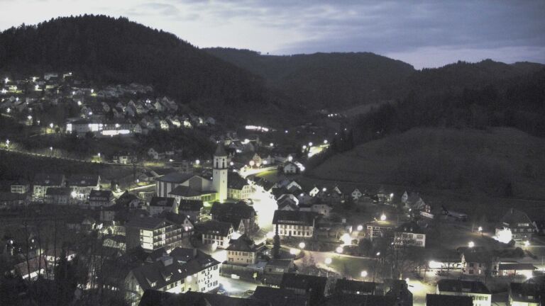 Dieses Bild zeigt eine Webcam-Aufnahme von Ottenhöfen, aufgenommen am Samstag, den 28.02.2026 um 06:30 Uhr