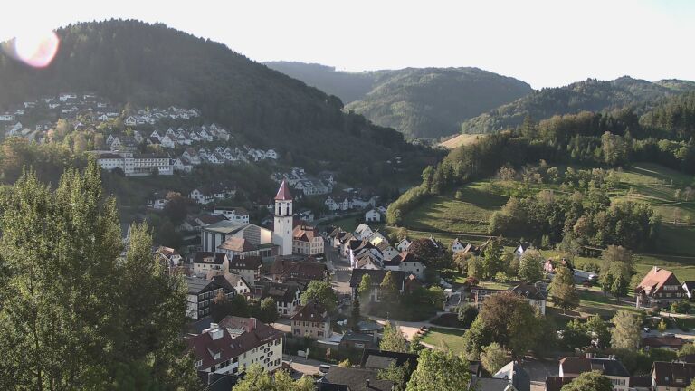 Dieses Bild zeigt eine Webcam-Aufnahme von Ottenhöfen, aufgenommen am Dienstag, den 22.09.2026 um 09:00 Uhr