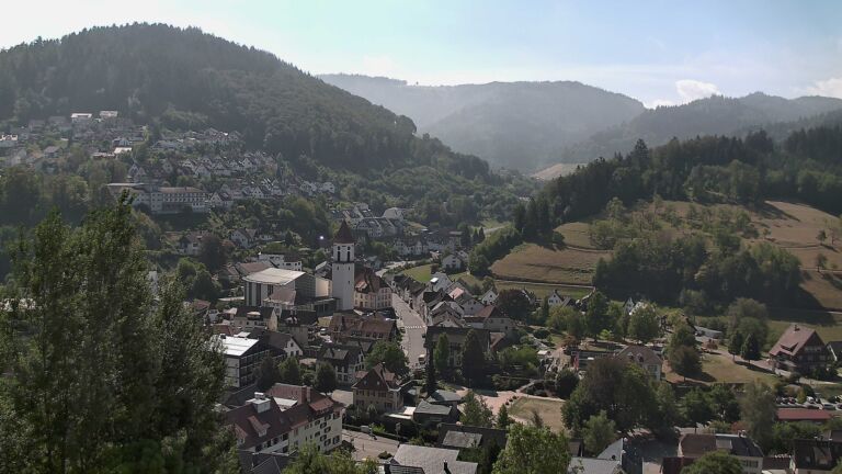 Dieses Bild zeigt eine Webcam-Aufnahme von Ottenhöfen, aufgenommen am Mittwoch, den 26.08.2026 um 11:40 Uhr