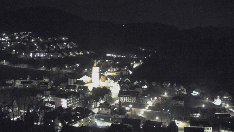 Dieses Bild zeigt eine Webcam-Aufnahme von Ottenhöfen, aufgenommen am Dienstag, den 17.03.2026 um 20:40 Uhr