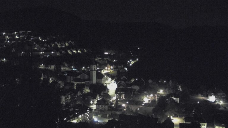Dieses Bild zeigt eine Webcam-Aufnahme von Ottenhöfen, aufgenommen am Freitag, den 18.09.2026 um 02:30 Uhr