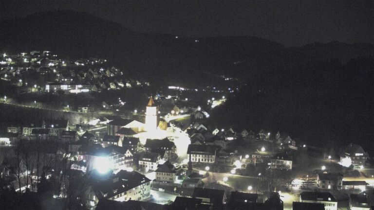 Dieses Bild zeigt eine Webcam-Aufnahme von Ottenhöfen, aufgenommen am Freitag, den 06.03.2026 um 19:50 Uhr