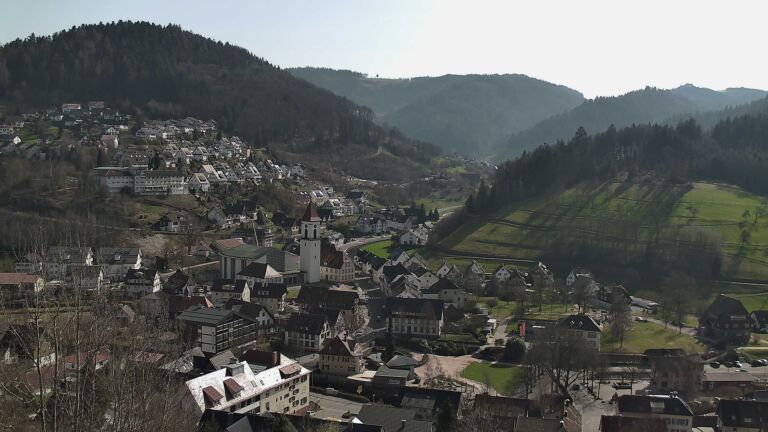 Dieses Bild zeigt eine Webcam-Aufnahme von Ottenhöfen, aufgenommen am Donnerstag, den 05.03.2026 um 13:50 Uhr