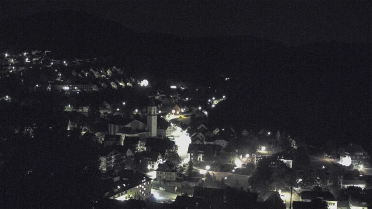 Dieses Bild zeigt eine Webcam-Aufnahme von Ottenhöfen, aufgenommen am Dienstag, den 21.07.2026 um 01:30 Uhr