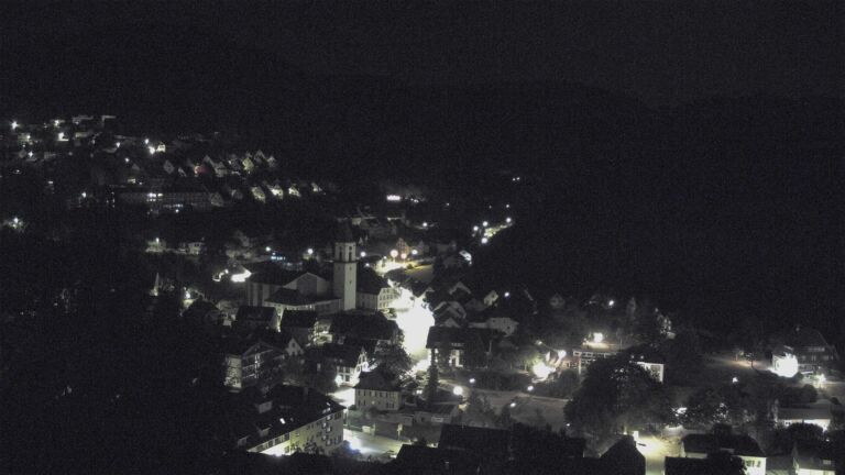 Dieses Bild zeigt eine Webcam-Aufnahme von Ottenhöfen, aufgenommen am Dienstag, den 18.08.2026 um 02:30 Uhr