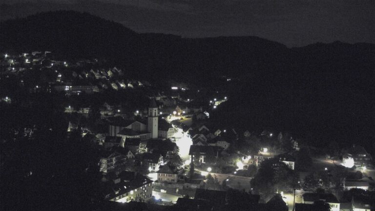 Dieses Bild zeigt eine Webcam-Aufnahme von Ottenhöfen, aufgenommen am Mittwoch, den 05.08.2026 um 03:00 Uhr