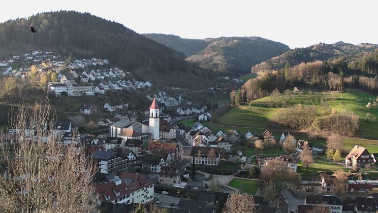 Dieses Bild zeigt eine Webcam-Aufnahme von Ottenhöfen, aufgenommen am Dienstag, den 07.04.2026 um 08:00 Uhr