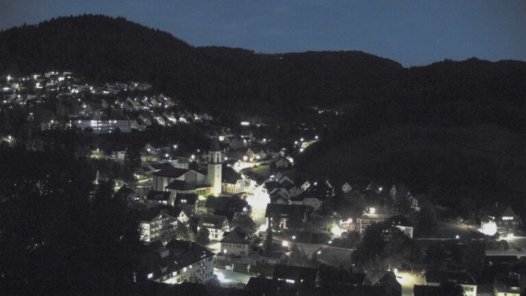 Dieses Bild zeigt eine Webcam-Aufnahme von Ottenhöfen, aufgenommen am Sonntag, den 06.09.2026 um 20:50 Uhr