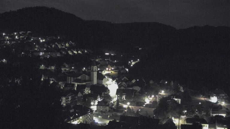 Dieses Bild zeigt eine Webcam-Aufnahme von Ottenhöfen, aufgenommen am Dienstag, den 04.08.2026 um 02:00 Uhr