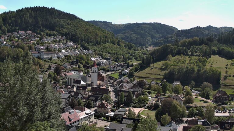 Dieses Bild zeigt eine Webcam-Aufnahme von Ottenhöfen, aufgenommen am Samstag, den 12.09.2026 um 14:20 Uhr