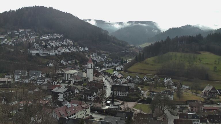 Dieses Bild zeigt eine Webcam-Aufnahme von Ottenhöfen, aufgenommen am Samstag, den 31.01.2026 um 10:50 Uhr