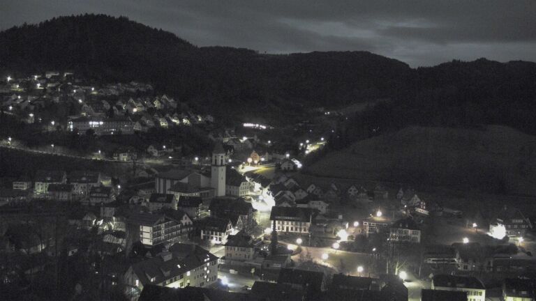 Dieses Bild zeigt eine Webcam-Aufnahme von Ottenhöfen, aufgenommen am Montag, den 02.02.2026 um 02:30 Uhr