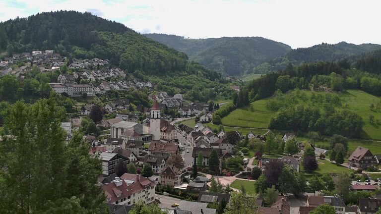 Dieses Bild zeigt eine Webcam-Aufnahme von Ottenhöfen, aufgenommen am Sonntag, den 10.05.2026 um 11:50 Uhr