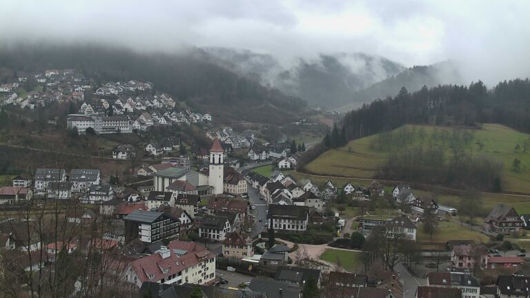 Dieses Bild zeigt eine Webcam-Aufnahme von Ottenhöfen, aufgenommen am Freitag, den 20.02.2026 um 11:00 Uhr