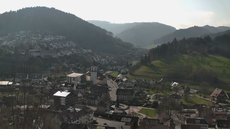 Dieses Bild zeigt eine Webcam-Aufnahme von Ottenhöfen, aufgenommen am Sonntag, den 22.03.2026 um 10:20 Uhr