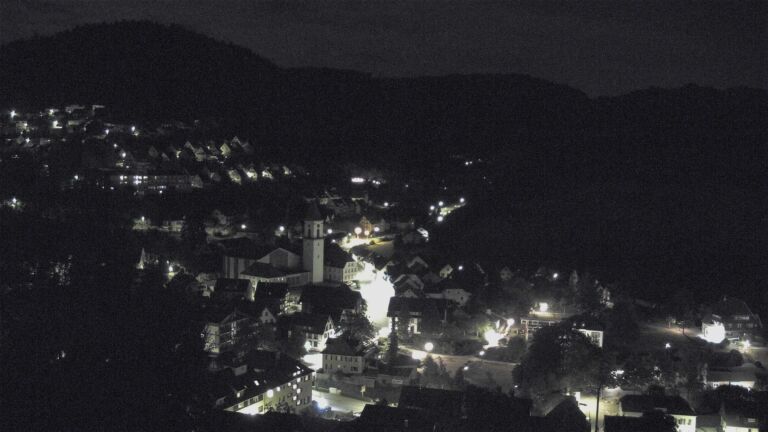Dieses Bild zeigt eine Webcam-Aufnahme von Ottenhöfen, aufgenommen am Donnerstag, den 06.08.2026 um 03:00 Uhr