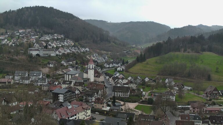 Dieses Bild zeigt eine Webcam-Aufnahme von Ottenhöfen, aufgenommen am Mittwoch, den 25.03.2026 um 09:50 Uhr