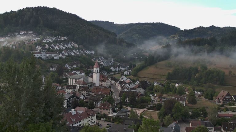 Dieses Bild zeigt eine Webcam-Aufnahme von Ottenhöfen, aufgenommen am Mittwoch, den 26.08.2026 um 08:40 Uhr