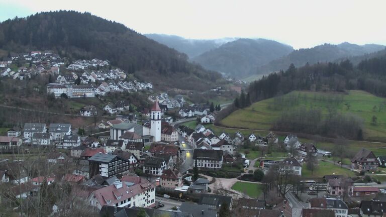 Dieses Bild zeigt eine Webcam-Aufnahme von Ottenhöfen, aufgenommen am Donnerstag, den 12.03.2026 um 06:40 Uhr