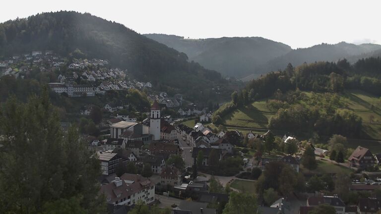 Dieses Bild zeigt eine Webcam-Aufnahme von Ottenhöfen, aufgenommen am Samstag, den 03.10.2026 um 11:10 Uhr