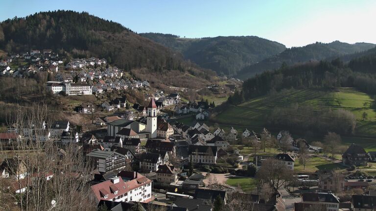 Dieses Bild zeigt eine Webcam-Aufnahme von Ottenhöfen, aufgenommen am Donnerstag, den 26.02.2026 um 15:40 Uhr