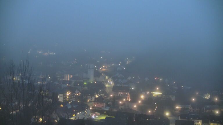 Dieses Bild zeigt eine Webcam-Aufnahme von Ottenhöfen, aufgenommen am Montag, den 22.12.2025 um 17:00 Uhr