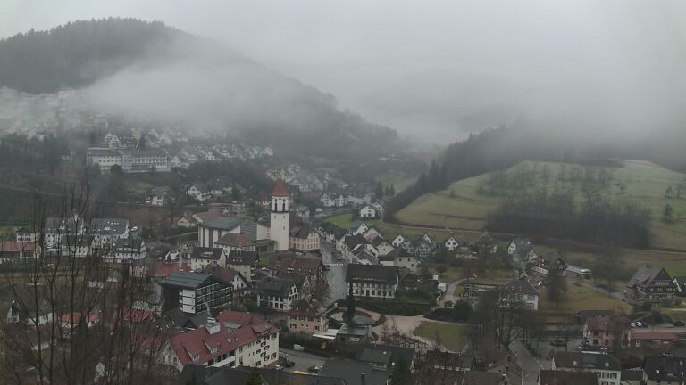 Dieses Bild zeigt eine Webcam-Aufnahme von Ottenhöfen, aufgenommen am Donnerstag, den 29.01.2026 um 09:00 Uhr