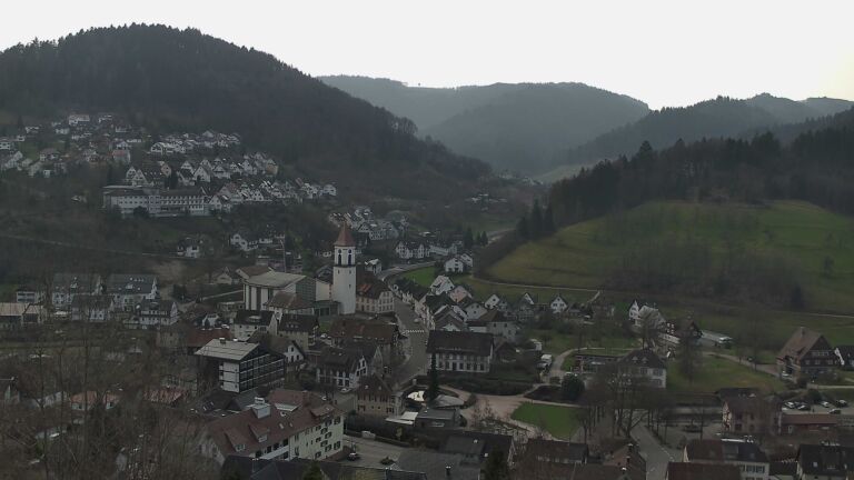 Dieses Bild zeigt eine Webcam-Aufnahme von Ottenhöfen, aufgenommen am Montag, den 09.03.2026 um 09:50 Uhr