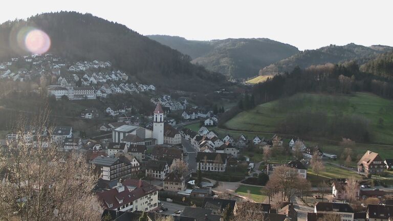 Dieses Bild zeigt eine Webcam-Aufnahme von Ottenhöfen, aufgenommen am Dienstag, den 03.03.2026 um 08:30 Uhr