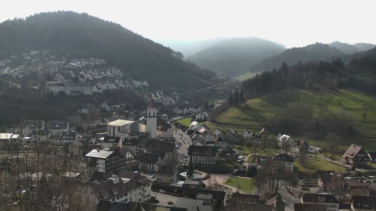 Dieses Bild zeigt eine Webcam-Aufnahme von Ottenhöfen, aufgenommen am Sonntag, den 08.03.2026 um 10:10 Uhr