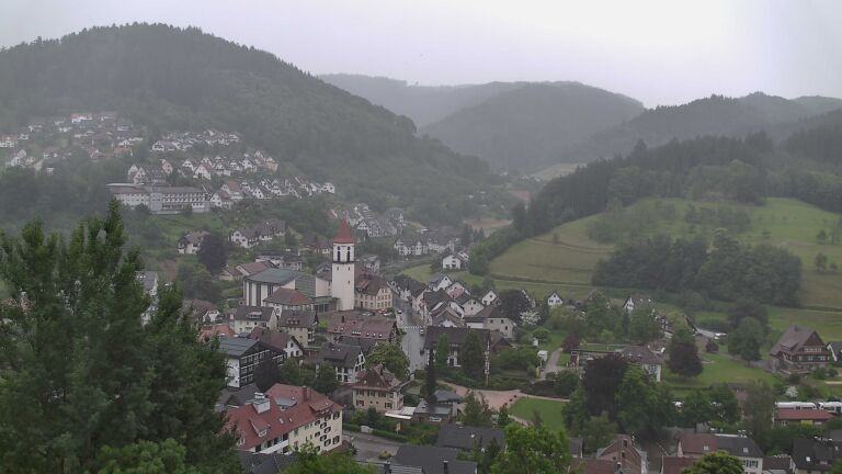 Dieses Bild zeigt eine Webcam-Aufnahme von Ottenhöfen, aufgenommen am Montag, den 08.06.2026 um 16:50 Uhr