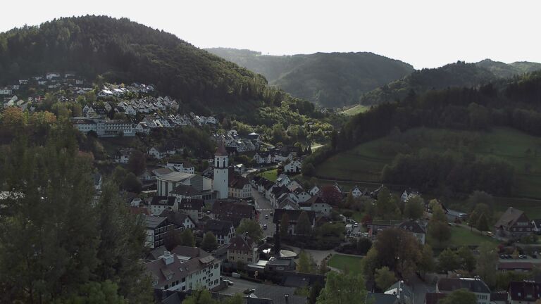 Dieses Bild zeigt eine Webcam-Aufnahme von Ottenhöfen, aufgenommen am Donnerstag, den 22.10.2026 um 11:50 Uhr