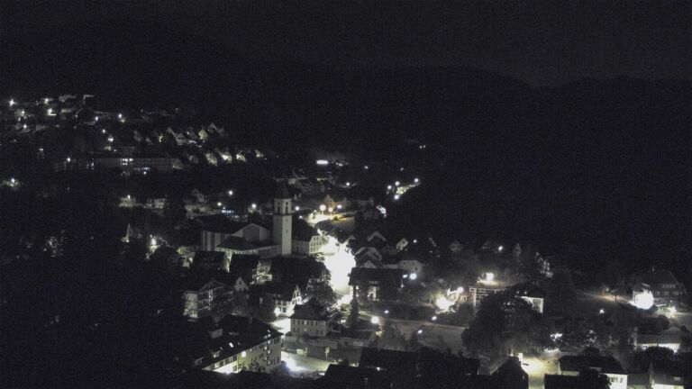 Dieses Bild zeigt eine Webcam-Aufnahme von Ottenhöfen, aufgenommen am Donnerstag, den 20.08.2026 um 01:30 Uhr