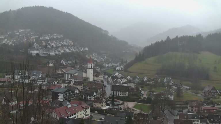 Dieses Bild zeigt eine Webcam-Aufnahme von Ottenhöfen, aufgenommen am Dienstag, den 24.02.2026 um 10:20 Uhr